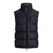 Svart Ermeløs Puffer Vest