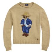 Beige Polo Bear Sweater