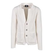 Myk Strikket Cardigan med Cashmere Blanding