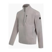 Half Zip Fleece Sweater Grå Herre