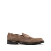 Brune Semskede Penny Slot Slip-On Sko