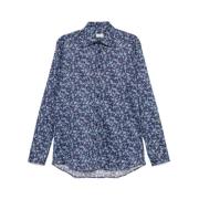 Navy Blue Button-Up Shirt