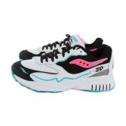 3D Grid Hurricane Sneakers Hvit/Svart/Rosa