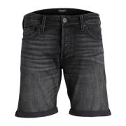 Casual Zip Button Shorts Svart Vår/Sommer