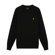 Bomull Strikket Crew Neck Jumper