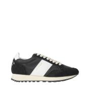 Svart Semsket Runner Sneakers