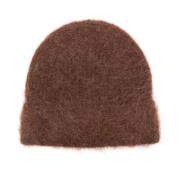 Sjokolade Fuzzy Beanie Lue