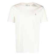 Brodert Slim Fit Bomull T-skjorte