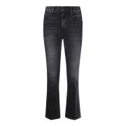 Flared Cut Stretch Jeans med slitt effekt