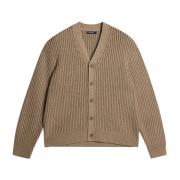 Brun J.Lindeberg Twin Plated Knit Cardigan Cardigan