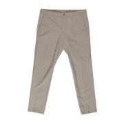 Slim Fit Polyester Blend Beige Bukser