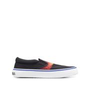 Svarte Wings Slip-On Sneakers