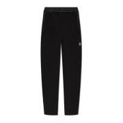 Sweatpants med logo patch