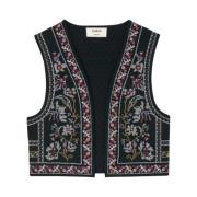 Coco Vest med Broderi