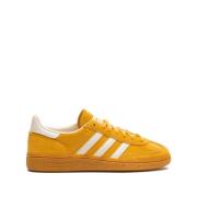 Gule semskede lave sneakers