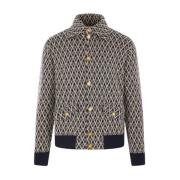 Jacquard Cardigan Sweaters