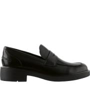 Sorte Loafers for Kvinner