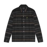 LS Vevde Skjorter Børstet Tartan Overshirt