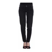 Sort Skinny Leg Designer Jeans