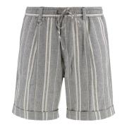 Stripete Bermuda Shorts