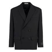 Dobbeltspent Ull Blazer