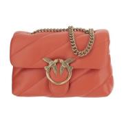 Quiltet skinn Cross Body veske Love Birds