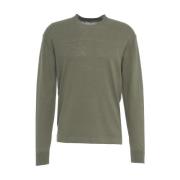 Grønn Crew Neck Sweater Ss25