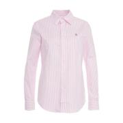 Rose Stripet Slim Fit Skjorte