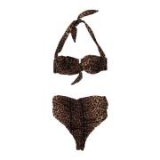 Animal Print Bikini Set