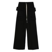 Wide Leg Cargo Trousers