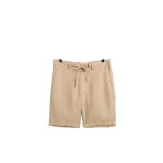 Sand Gant Relaxed Linen Shorts Shorts