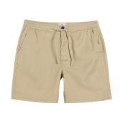 Beige Morris Stockholm Fenix Linen Shorts Shortser