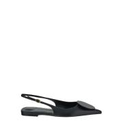 Lær Slingbacks Duelo Plater