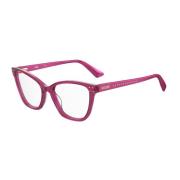 Elegante Acetatrammebriller i Fuchsia