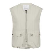 Ballong Vest Blazer i Bein