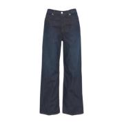 Blå Wide Leg Jeans 'Elsa'