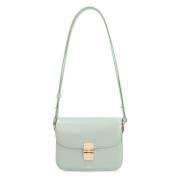 Liten skinn crossbody veske