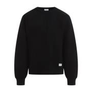 Svart Sweatshirt Hev Stil Komfort