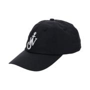 Svart Anchor Baseball Hat i Tech Fabric