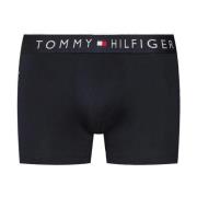 Blå Trykt Bomull Boxer Briefs