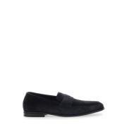 Sort skinn Slip-On Loafers