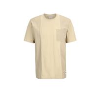 Beige Bomull T-skjorte