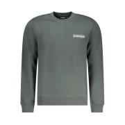 Grønn Crew Neck Logo Sweatshirt