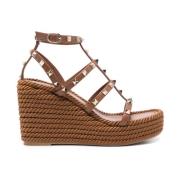 Brun Espadrilles Damesko