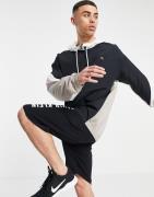 Calvin Klein Sport hooded woven jacket-Black
