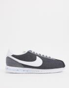 Nike Cortez recycled canvas trainers in grey