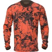 Härkila Men's Wildboar Pro L/S T-shirt Axis Msp Orange Blaze/Shadow Br...