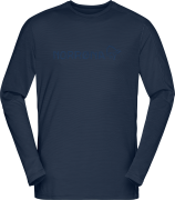 Norrøna Men's Falketind Equaliser Merino Round Neck Indigo Night