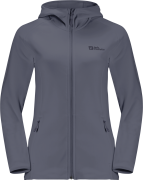 Jack Wolfskin Women's Baiselberg Hooded Full Zip Dolphin