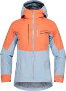 Norrøna Women's Senja GORE-TEX Active Jacket  Flamingo/Blue Fog